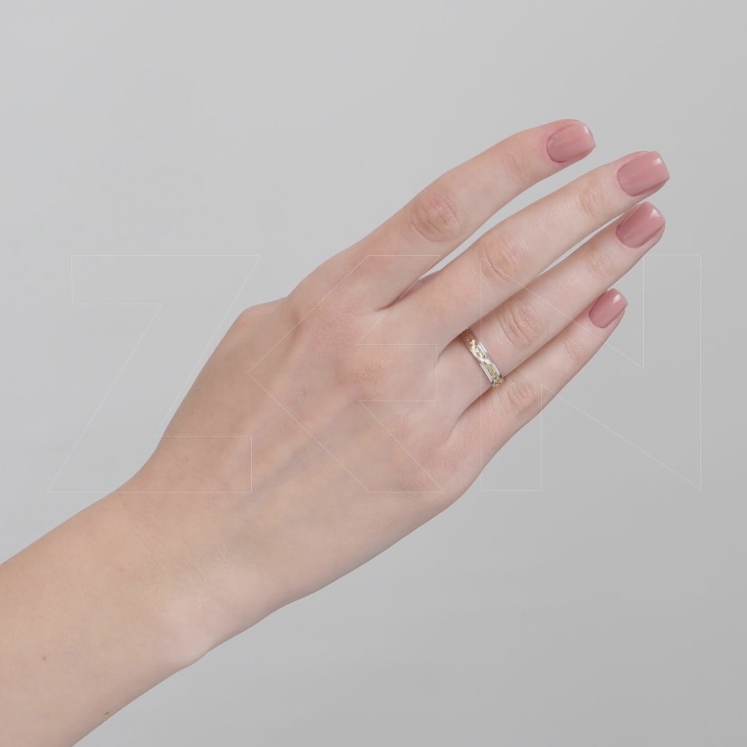 0.07 ct. Modern Wedding Ring for Women