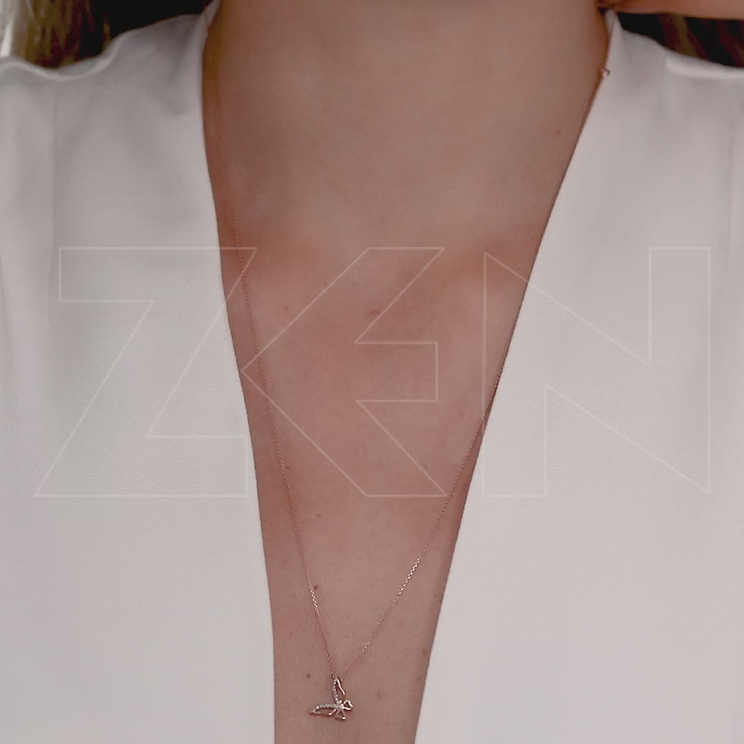 0.03 ct. Design Diamant Halskette