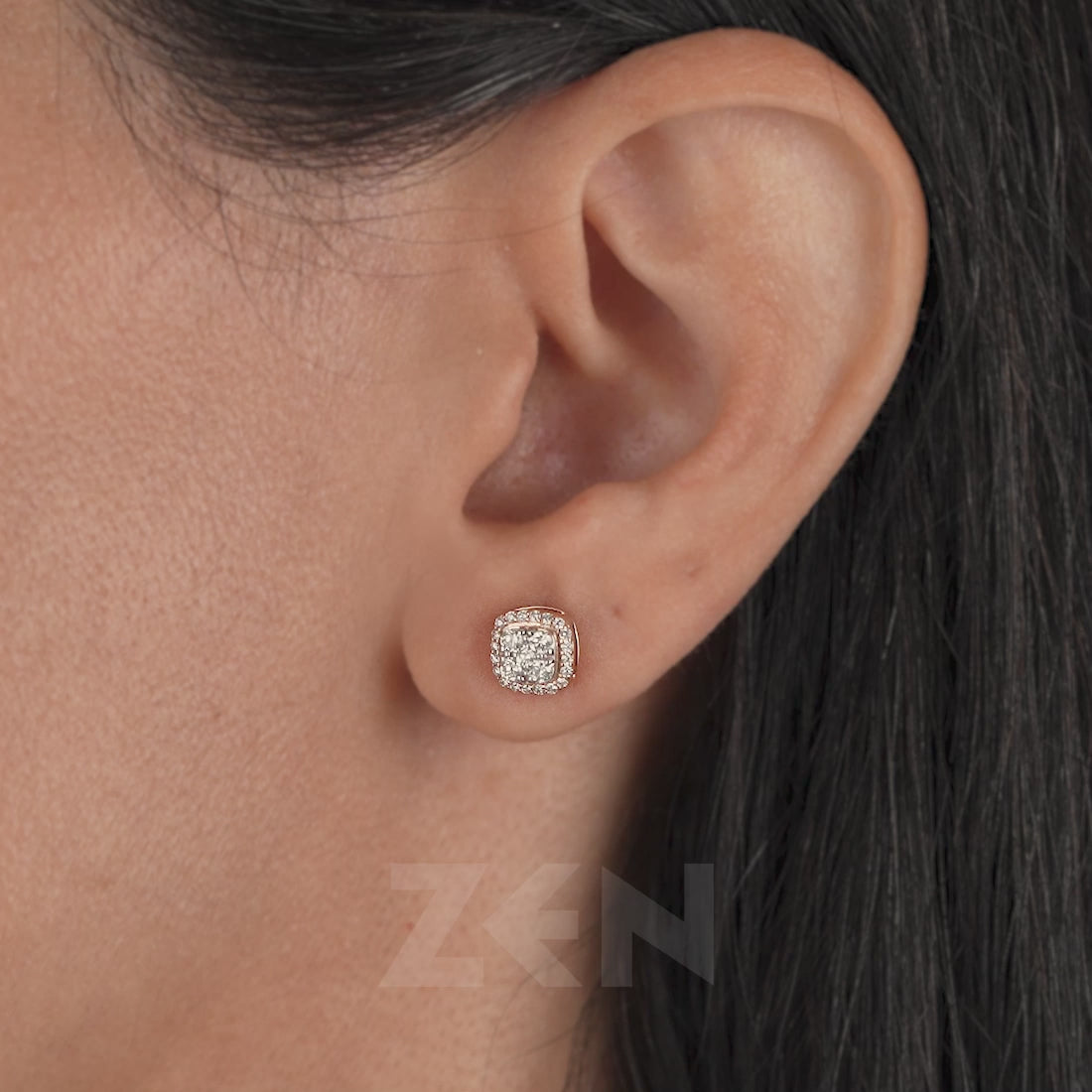 0.43 ct. Harmonie Diamant Ohrstecker