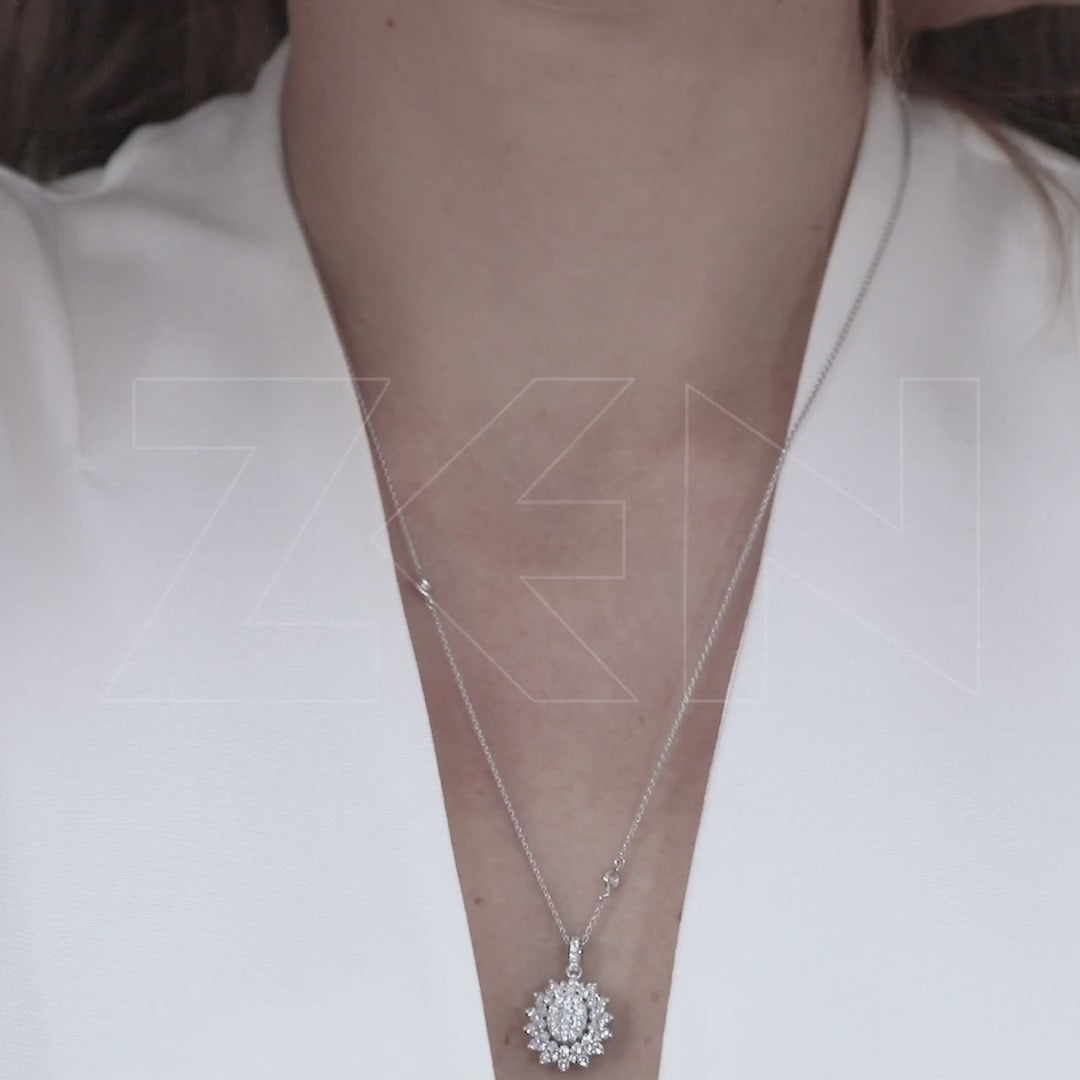 1.00 ct. Design Diamant Halskette