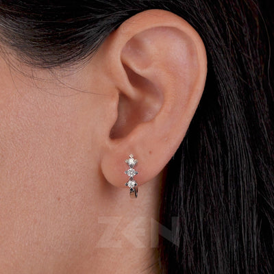 0.36 ct. Tria Diamant Ohrringe
