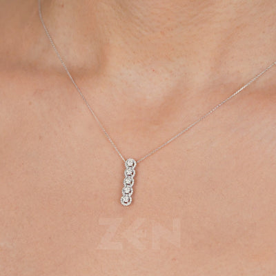 0.51 ct. Design Diamant Halskette