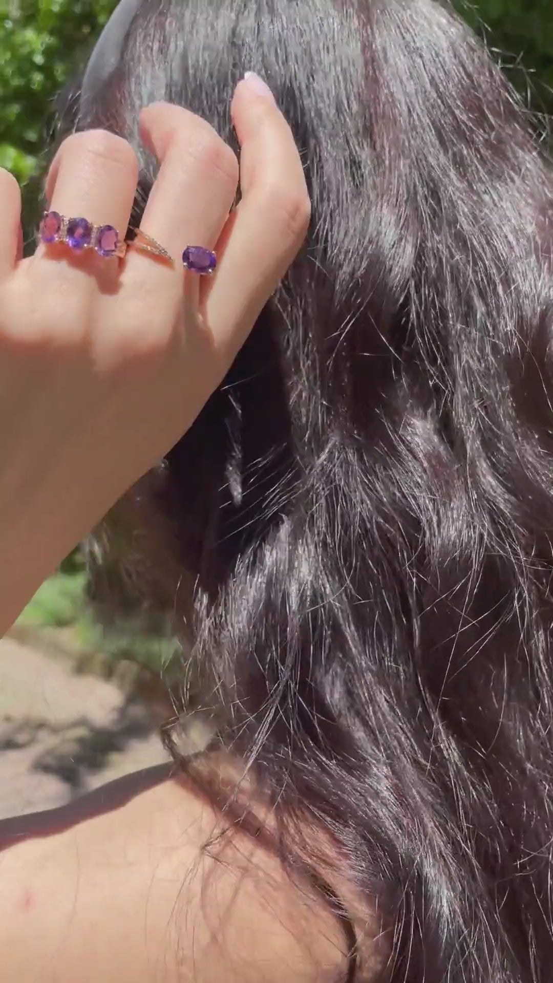 1.07 ct. Amethyst Ring