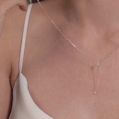 0.19 ct. Design Diamant Halskette