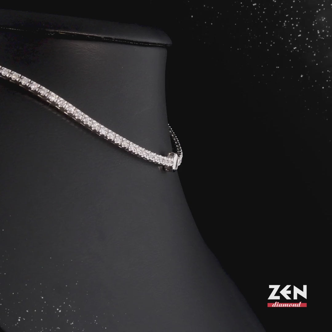 1.19 ct. Choker Diamant Halskette
