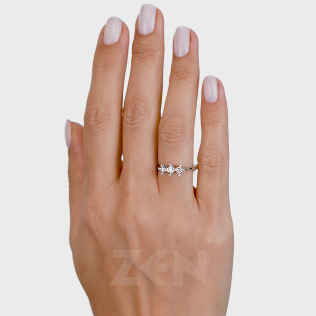 0.41 ct. Tria Diamantring