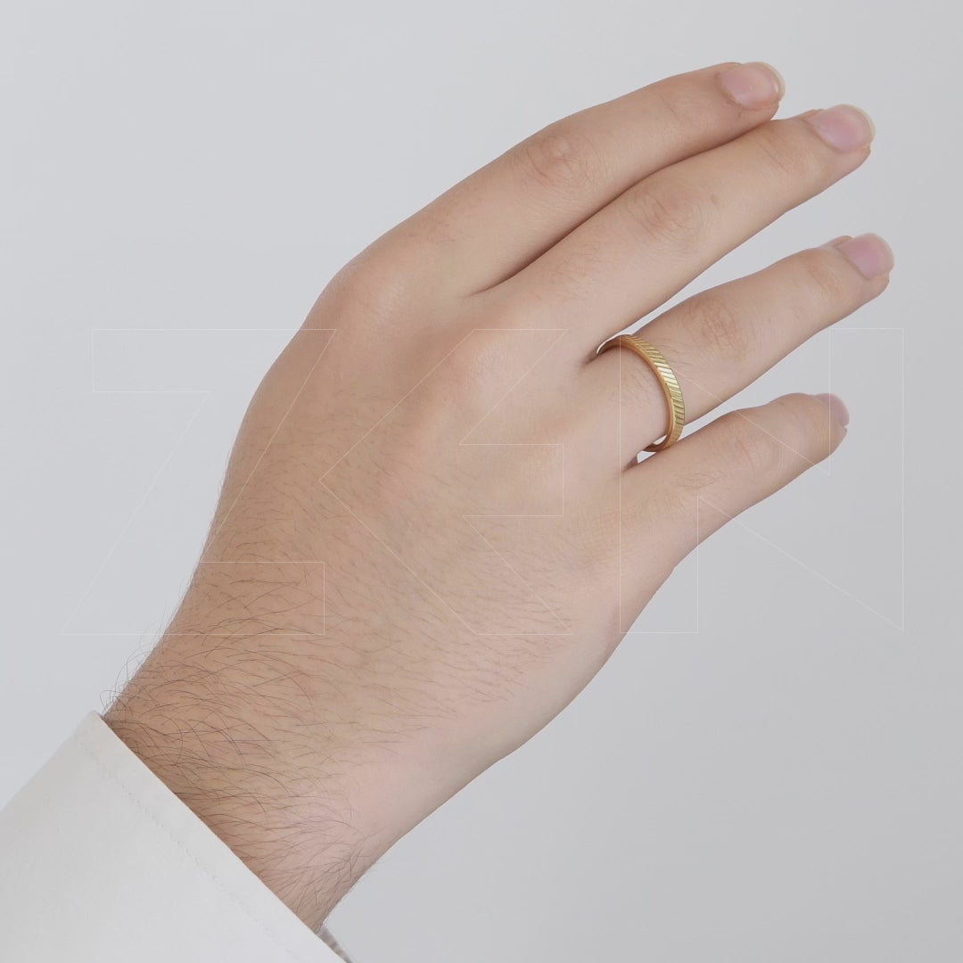 Modern Wedding Ring for Men