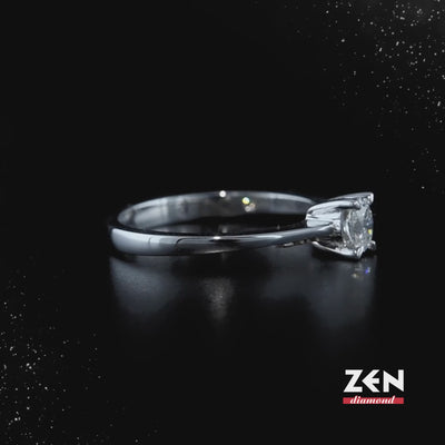 0.19 ct. Solitär Diamant Verlobungsring