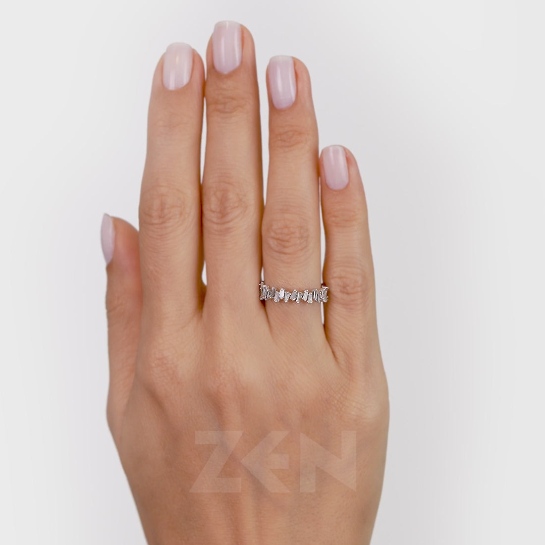 1.00 ct. Baguette Diamantring