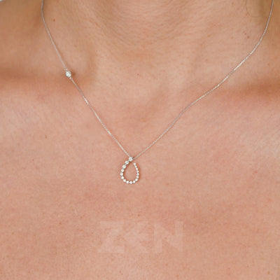 0.22 ct. Design Diamant Halskette