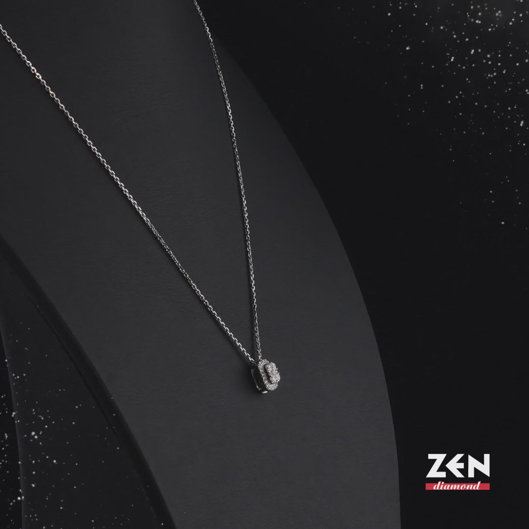 0.22 ct. Design Diamant Halskette