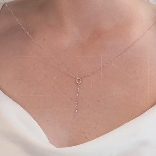 0.17 ct. Design Diamant Halskette