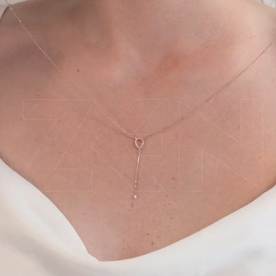 0.17 ct. Design Diamant Halskette