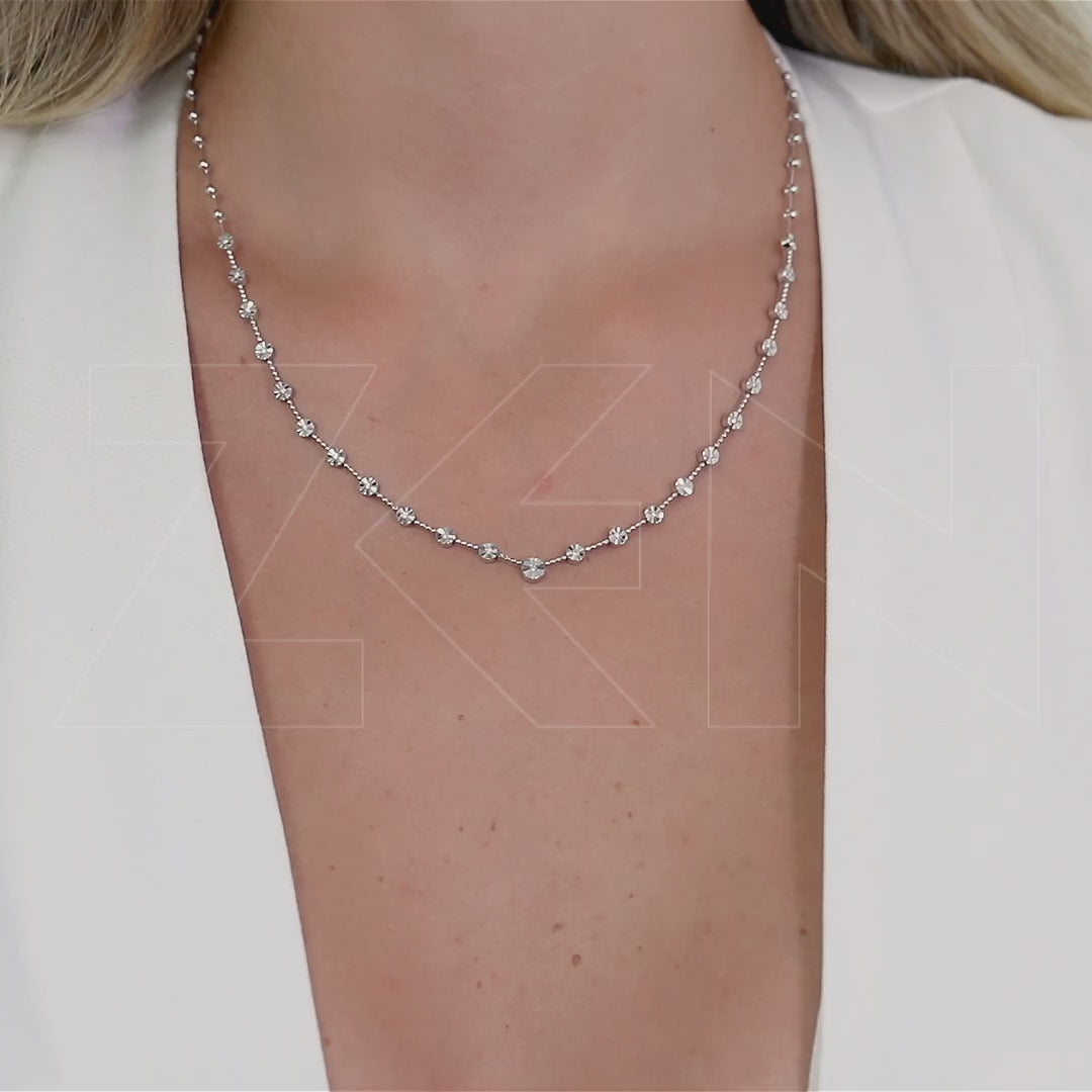 0.15 ct. Diamond Collier