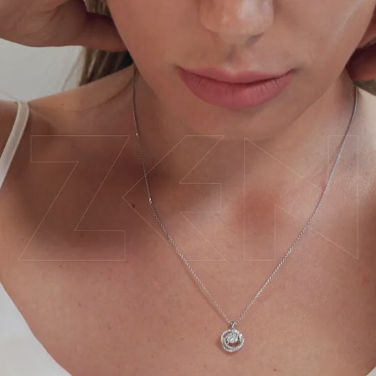 0.44 ct. Design Pendant with Chain