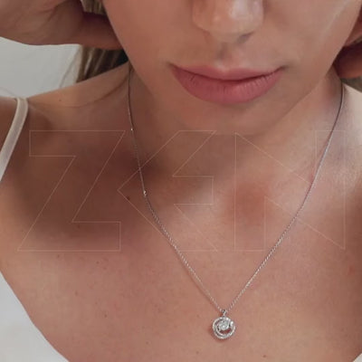 0.44 ct. Design Pendant with Chain