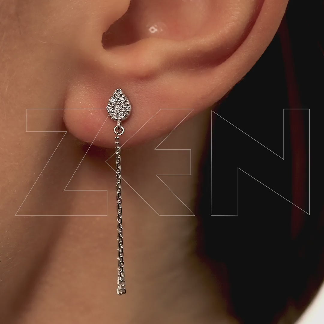 0.15 ct. Design Diamant Ohrringe