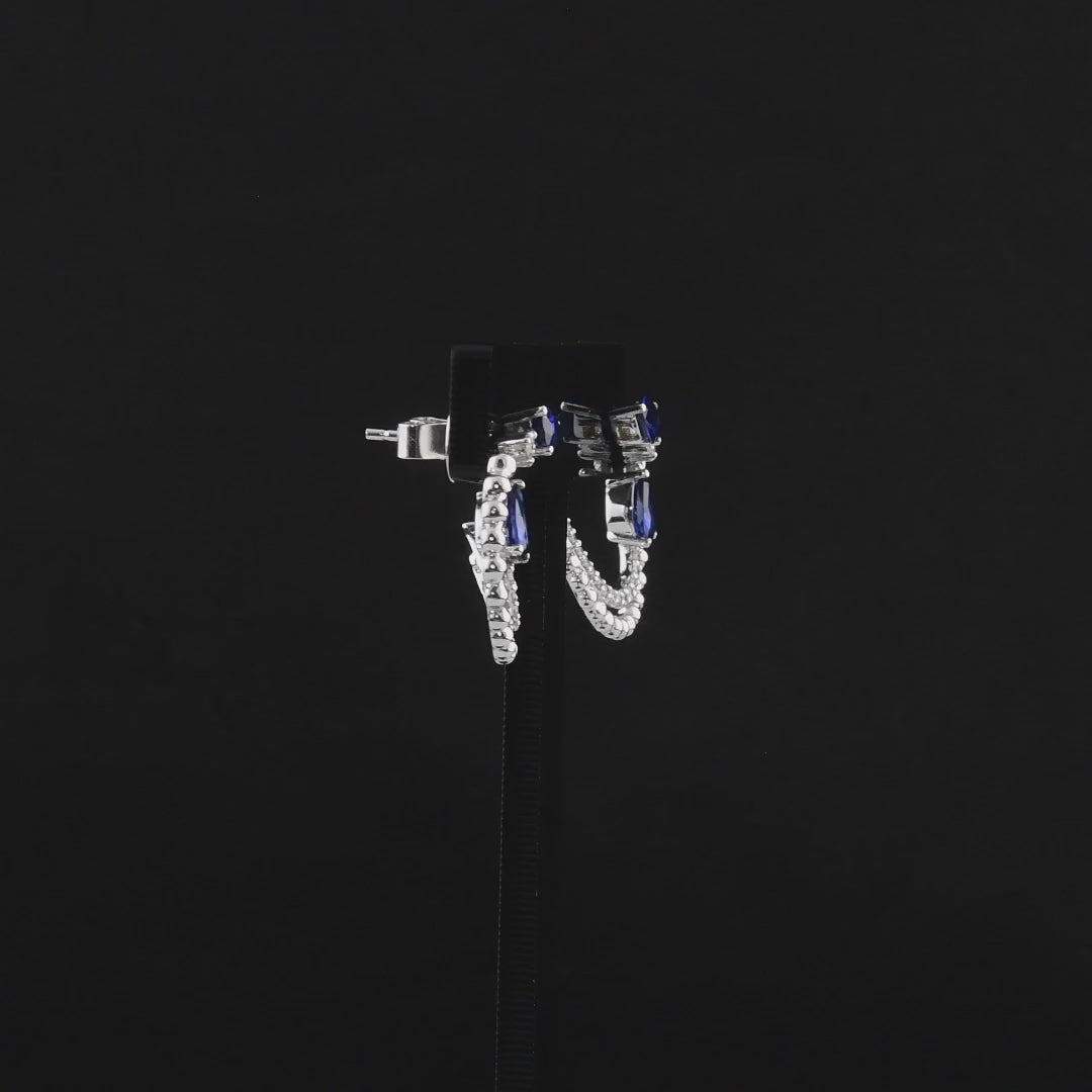 1.79 ct. Saphir Ohrringe