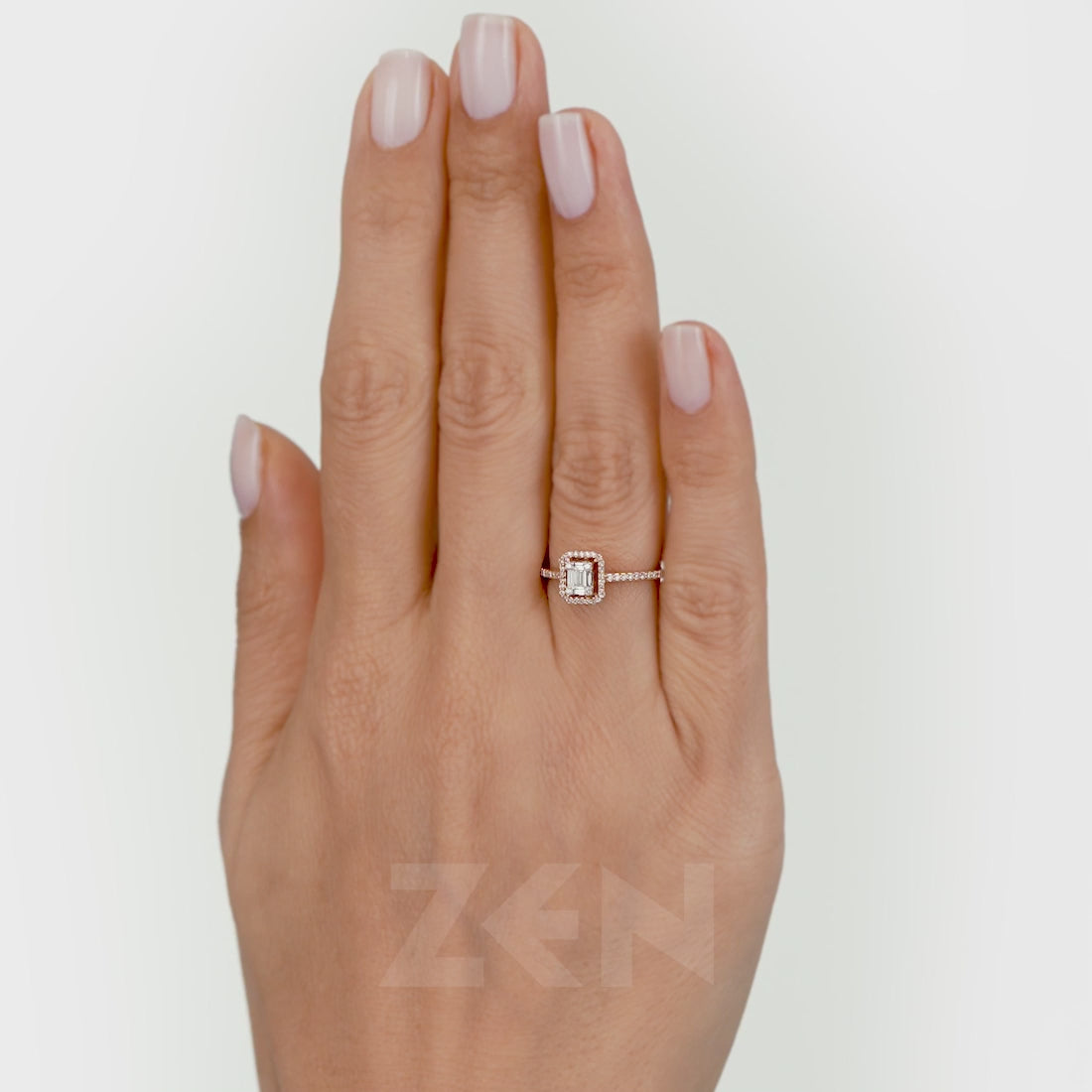 0.26 ct. Baguette Diamond Ring