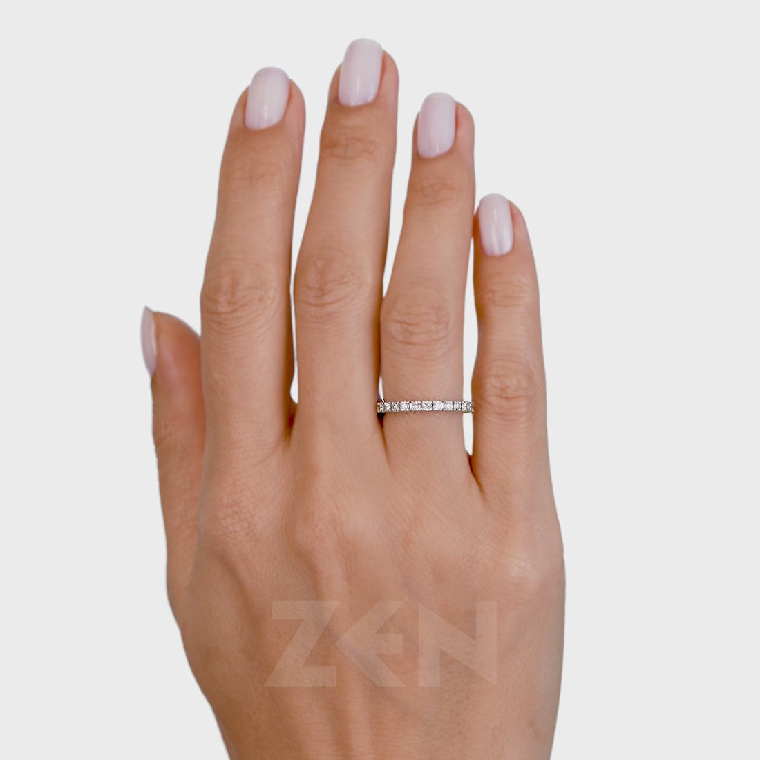0.70 ct. Memoire Diamantring