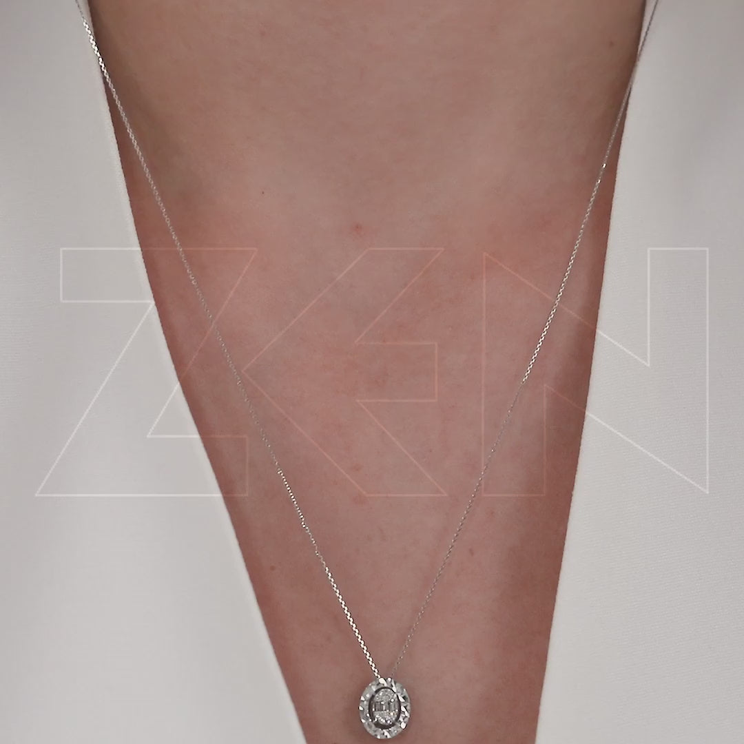 0.09 ct. Design Diamant Halskette