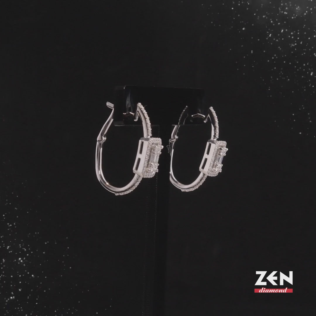 1.01 ct. Design Diamond Earrings