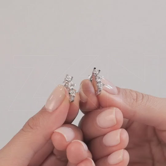 0.60 ct. Tria Diamant Ohrringe