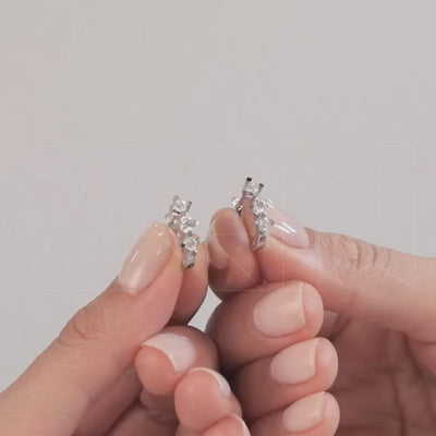 0.60 ct. Tria Diamant Ohrringe