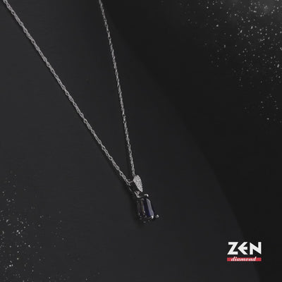 0.38 ct. Sapphire Necklace