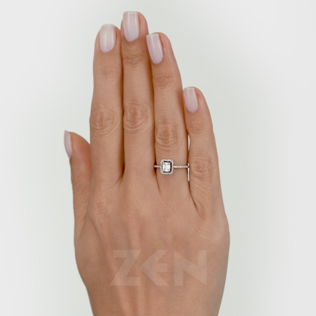 0.24 ct. Baguette Diamond Ring