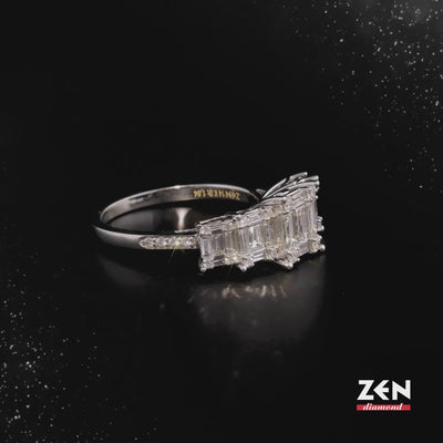 1.04 ct. Baguette Diamond Ring
