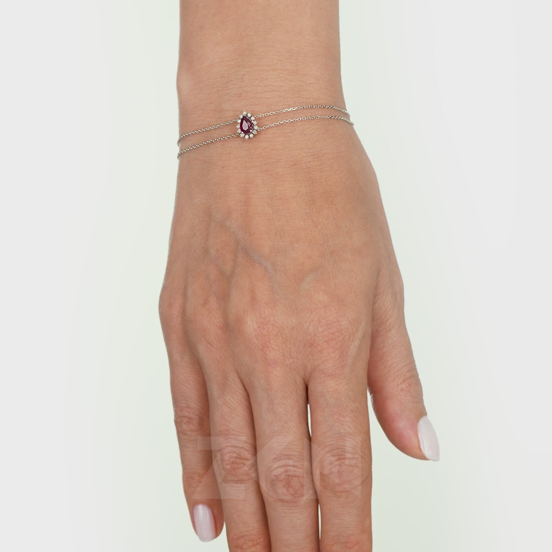 0.52 ct. Ruby Bracelet