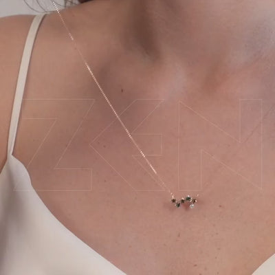 0.04 ct. Star Diamond Necklace
