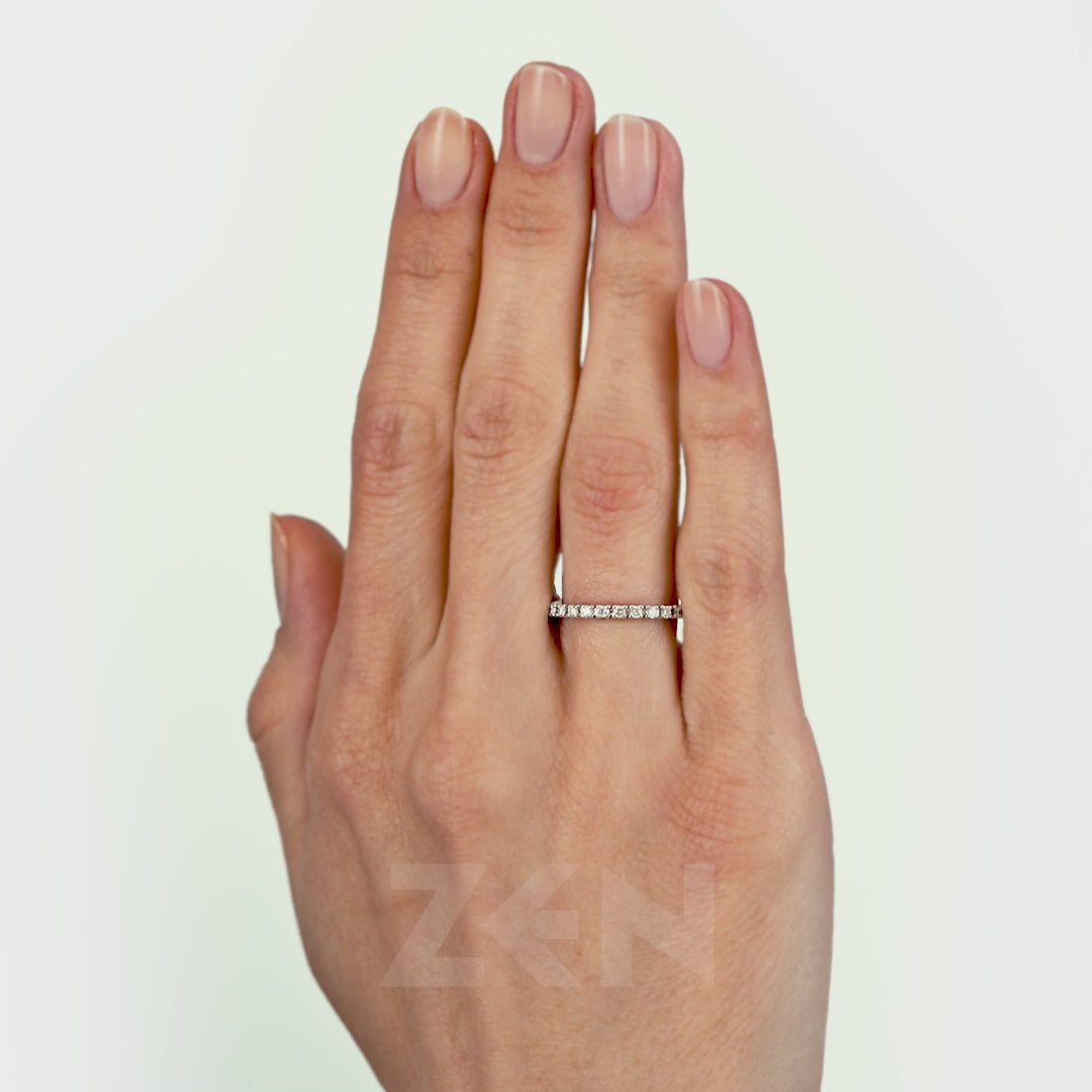 0.50 ct. Memoire Diamantring