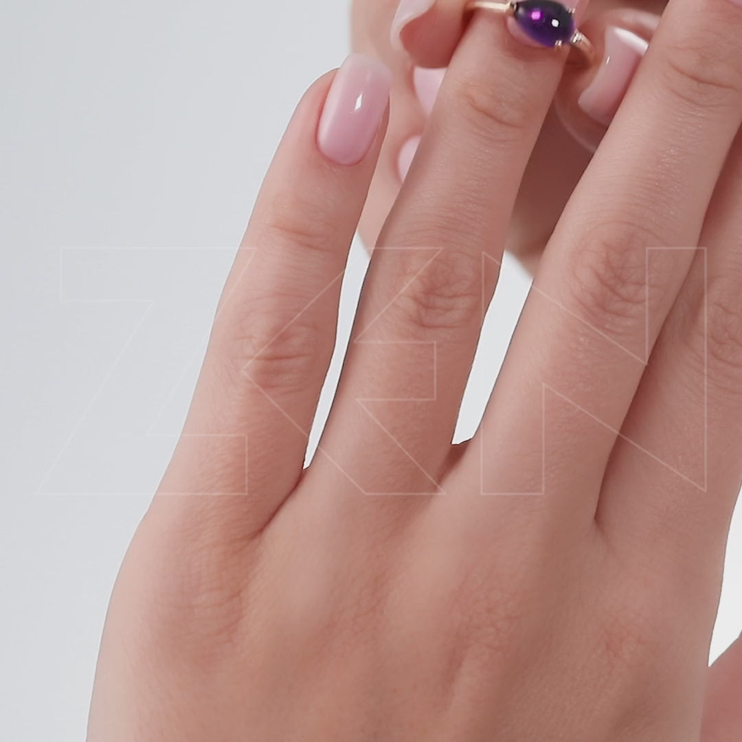 1.41 ct. Amethyst Ring