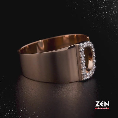 0.13 ct. Letter D Diamond Ring