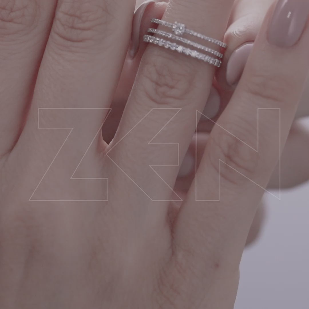 0.58 ct. Design Diamantring