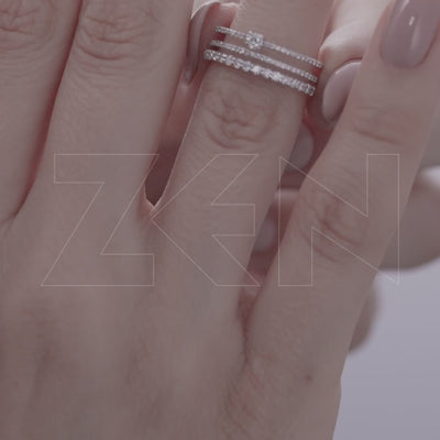 0.58 ct. Design Diamantring