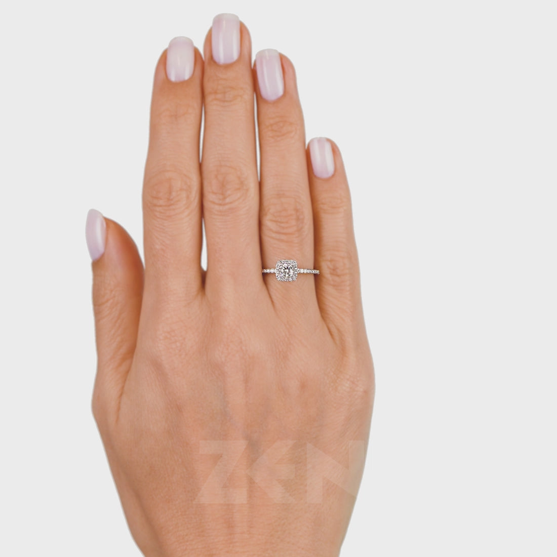 0.50 ct. Moderner Diamant Verlobungsring