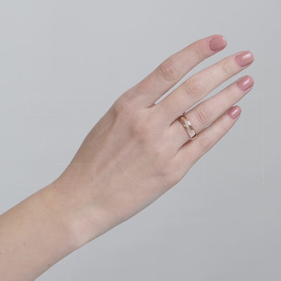 0.11 ct. Modern Wedding Ring for Women