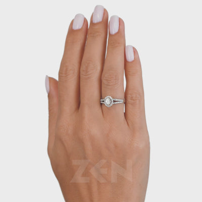 0.71 ct. Design Diamantring