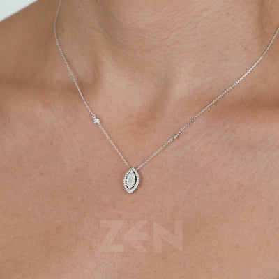 0.42 ct. Design Diamant Halskette