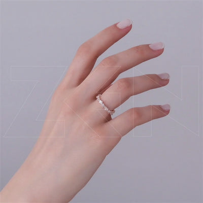 0.60 ct. Baguette Diamantring