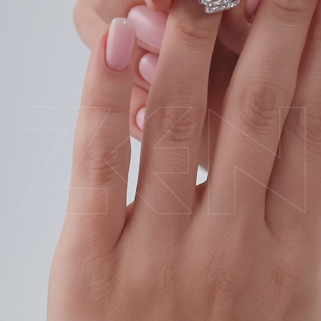 0.55 ct. Baguette Diamantring