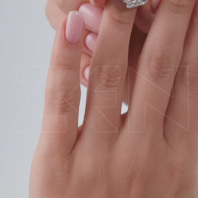 0.55 ct. Baguette Diamantring