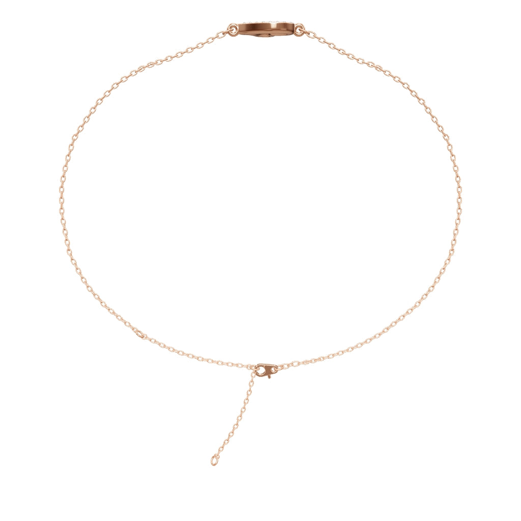 0.03 ct. Heart Diamond Bracelet