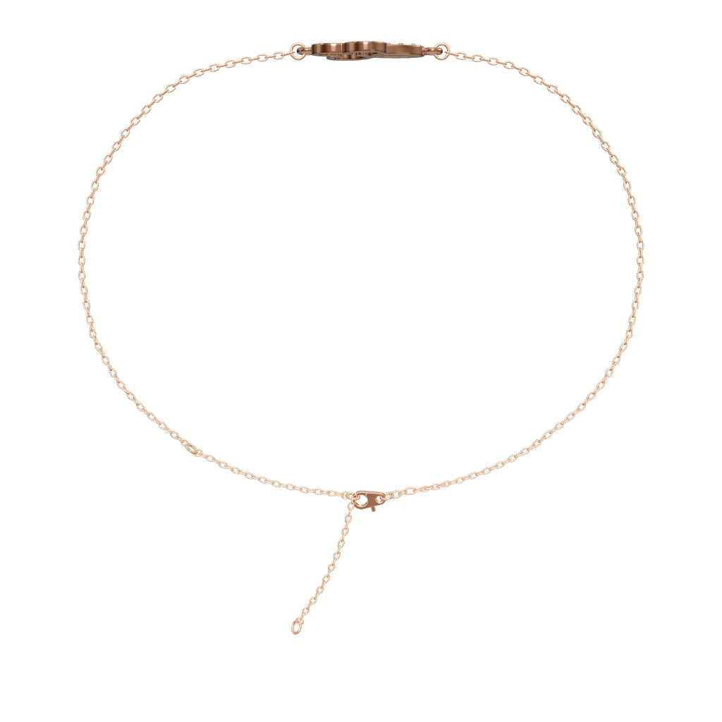 0.07 ct. Butterfly Diamond Bracelet