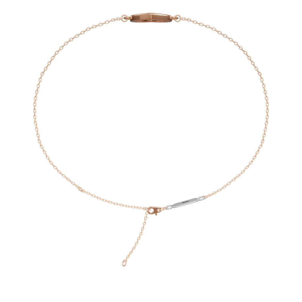 0.01 ct. Herz Diamantarmband