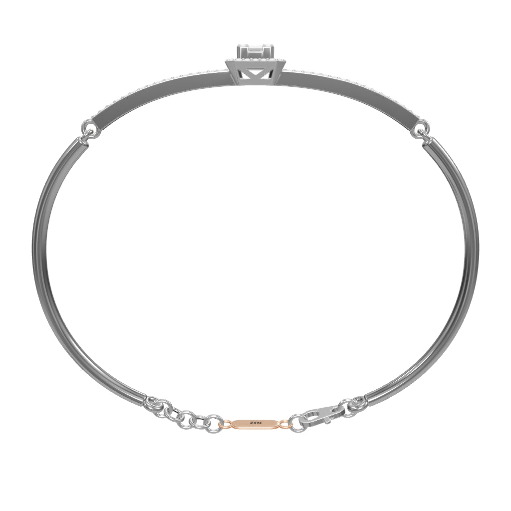 0.53 ct. Baguette Diamantarmband