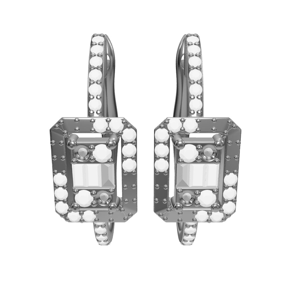 1.01 ct. Design Diamond Earrings